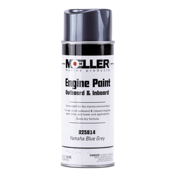 Moeller Marine 025814 Engine Paint (Yamaha Blue Grey)