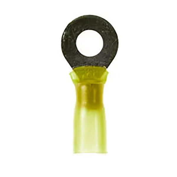 3M Scotchlok Ring Tongue, MH10-14RK, Heat Shrink Brazed Seam, 10-12AWG, Stud Size 1/4, 250 pcs