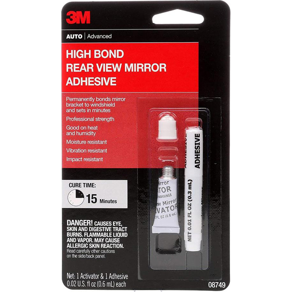 3M High-Bond Rearview Mirror Adhesive, 08749, 0.02 fl oz