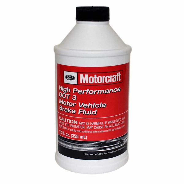 Motorcraft PM 1C High Performance DOT-3 Motor Vehicle Brake Fluid, 12 oz