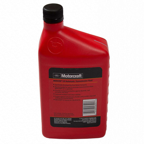 Motorcraft XT-10-QLVC MERCON LV Automatic Transmission Fluid (ATF), 1 Quart