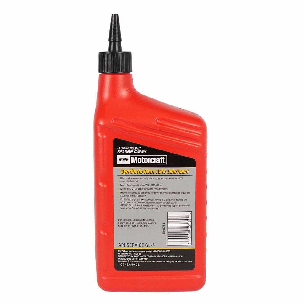 MotorCraft XY75W140QL Rear Axle Oil 75W-140, 1 Quart