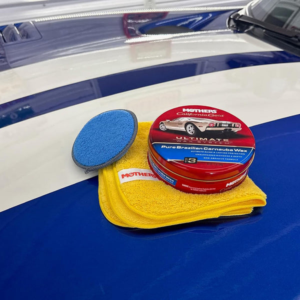 Mothers 05550 California Gold Pure Brazilian Carnauba Wax, 12 oz. Paste