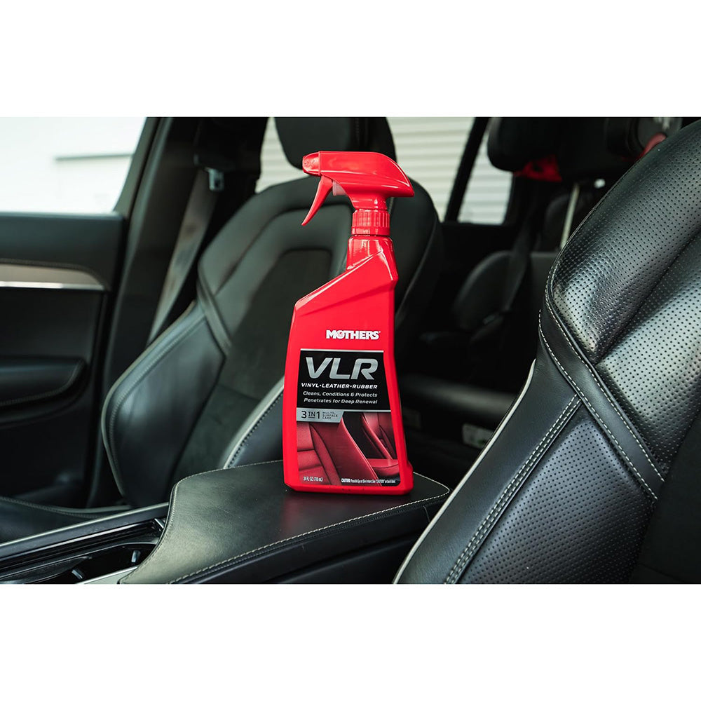 Mothers 06524 VLR Vinyl-Leather-Rubber Care, 24 oz. — Cleans, Conditions & Protects In One Step