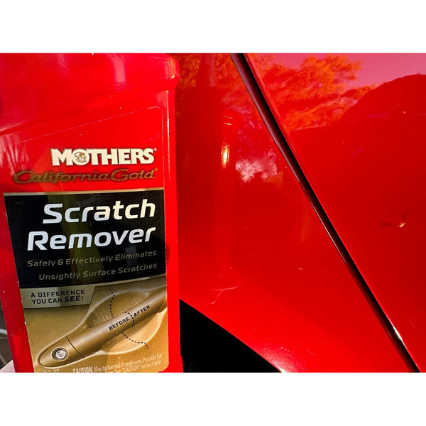 Mothers 08408 California Gold Scratch Remover, 8 oz. – Safely & Effectively Eliminates Light Scratches, Scuffs & Transfers from Paint & Clear coat, Restores Shine Around Handles and High-Touch Areas