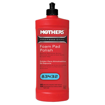 Mothers 83432 Professional Foam Pad Polish, 32 oz