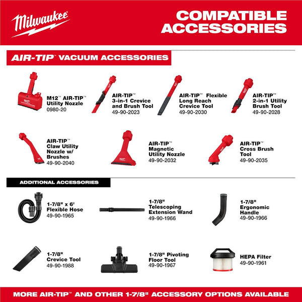 Milwaukee Tool M18 FUEL 3-in-1 Backpack Vacuum