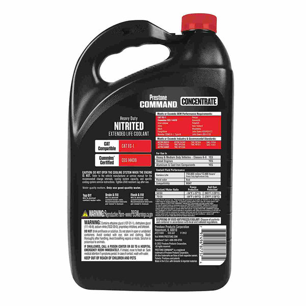 Prestone AFC11000 Red Concentrate Antifreeze/Coolant, 1 Gallon