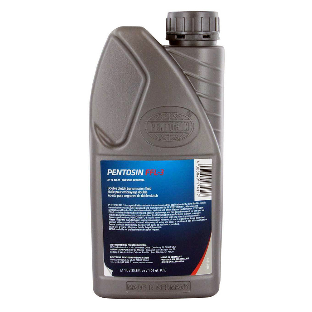 Pentosin 1052107 FFL3 Double Clutch Transmission Fluid for Porsche PDK transmissions, 1 Liter