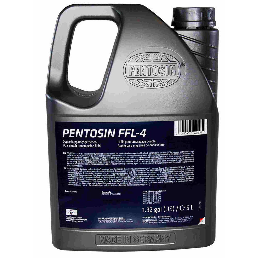 Pentosin 1080207 FFL4 Double Clutch Transmission Fluid, 5 Liter