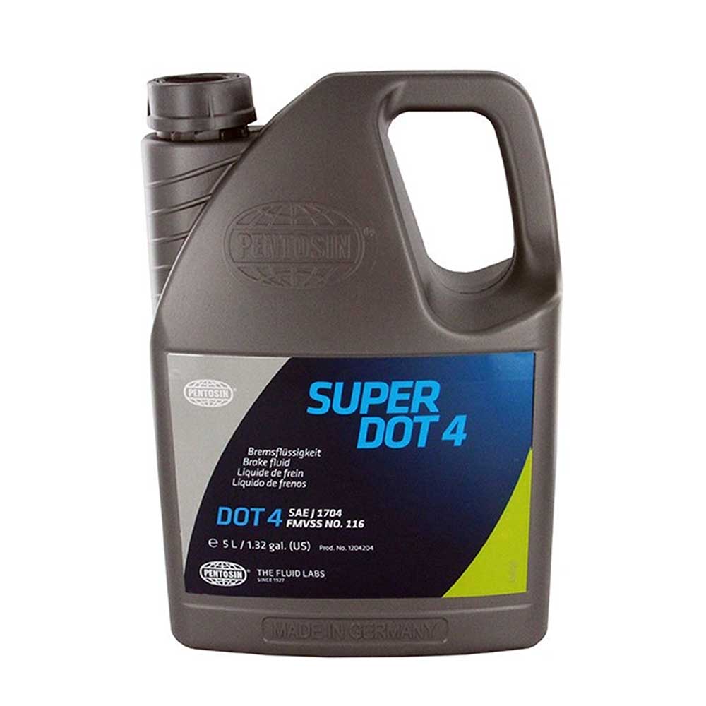 Pentosin 1204204 Super DOT 4 Brake Fluid, 5 Liters