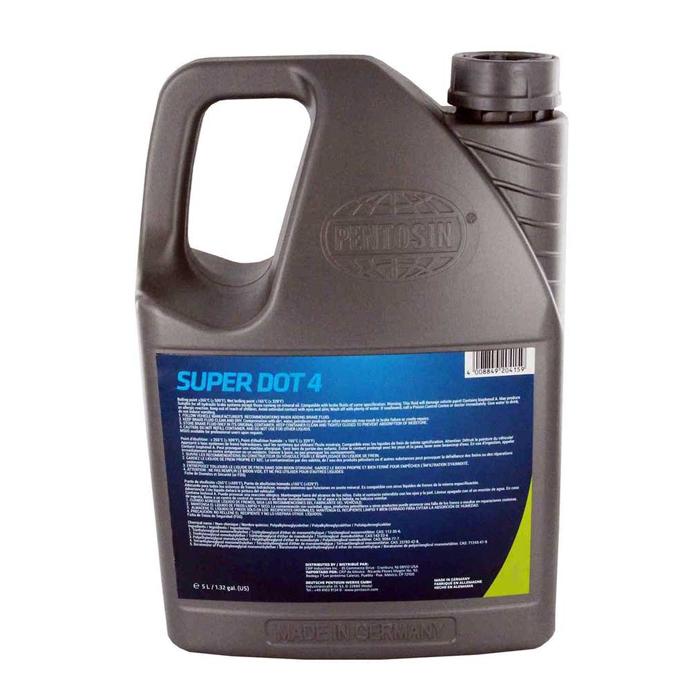 Pentosin 1204204 Super DOT 4 Brake Fluid, 5 Liters