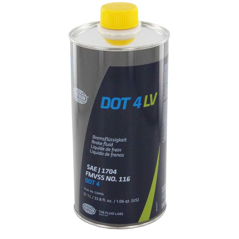 Pentosin 1224116 DOT 4 LV Low Viscosity Brake Fluid for Cold Climate Conditions, 1 Liter