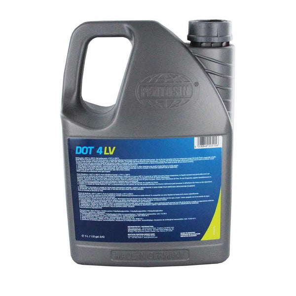 Pentosin 1224204 DOT 4 LV for vehicles requiring low viscosity brake fluid, 5 Liters