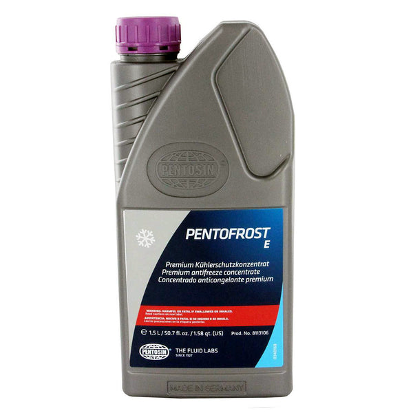 Pentosin 8113106 E Antifreeze with silicates is nitrite, amine & phosphate free, 1 Liter