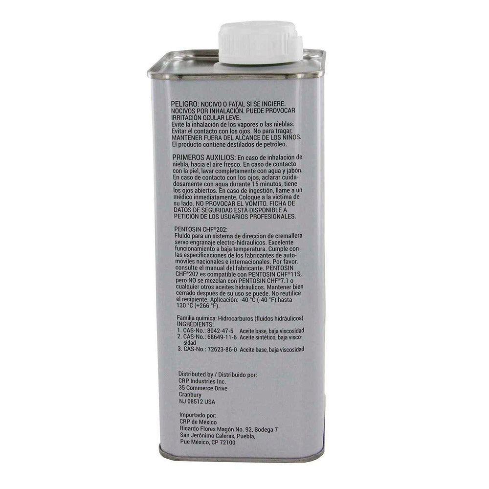 Pentosin 8403107 CHF 202 Hydraulic Fluid. Compatible with CHF 11S, 1 Liter