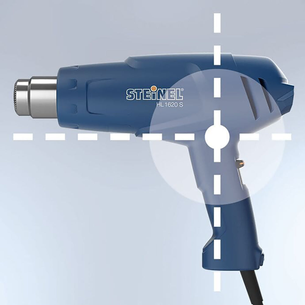 Steinel HL1620S Professional Heat Gun (2 Stages of Heat/Airflow, 1300W Output)