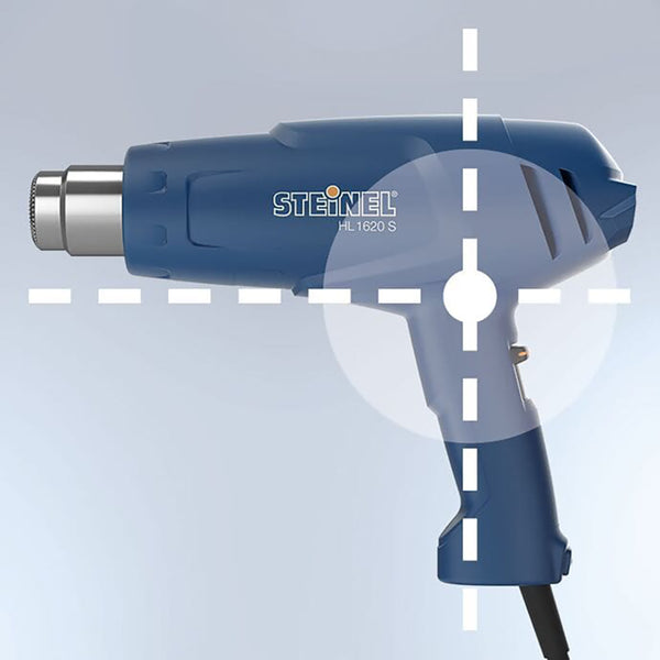 Steinel HL1620S Professional Heat Gun (2 Stages of Heat/Airflow, 1300W Output)