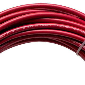 Southwire Commercial Grade (20FT Red & 20FT Black) Pure Copper 10AWG Solar Panel Wires, Solar Extension Cable PV Wire 2000V (Made in USA)