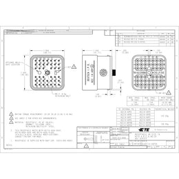 Deutsch AEC14-40PBE-E019 40-Pin Male Connector E-Seal housing, 16AWG