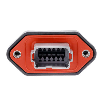 Deutsch DT04-12PA-BL10 DT 12-Pin Black Male Sealable Flange Connector