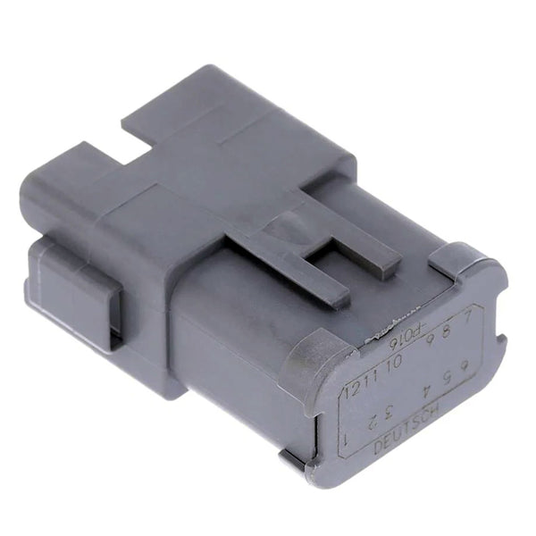 Deutsch DT04-12PA-P016 DT 12-Pin Gray Male Bus Bar Gold 1x12 Contacts Connector