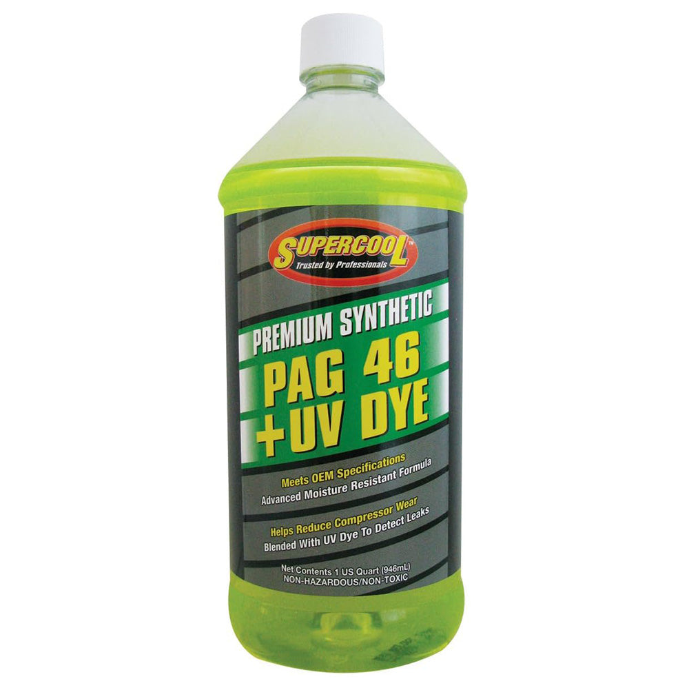 TSI Supercool P46-32D A/C Comp Lube, UV Dye, Flash Point 442F, 32 oz