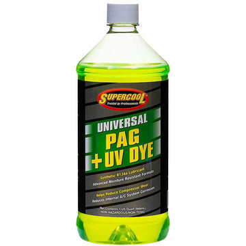TSI Supercool 27897 Universal Synthetic PAG Oil with U/V Dye, 1 Quart