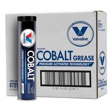 Valvoline 872117 Cobalt #2 Heavy Duty Grease 14.1 OZ Cartridge, 10 Pack