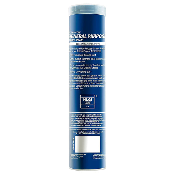 Valvoline VV609 Automotive/Industrial General Multi-Purpose Grease, 14.1 oz