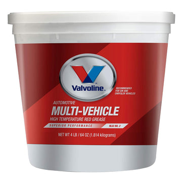 Valvoline VV616 Multi-Vehicle High Temperature Red Grease, 4 LB