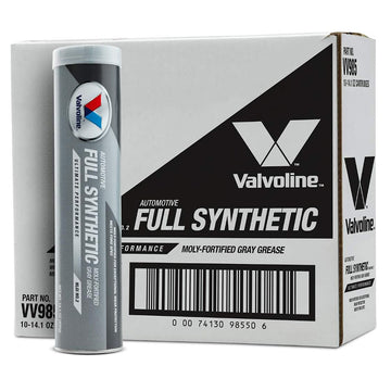 Valvoline VV985 Moly-Fortified Gray Full Synthetic Grease Tube, 14.1 oz, 10 Pack