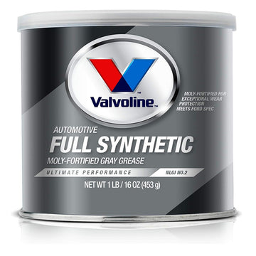 Valvoline VV986 Moly-Fortified Gray Full Synthetic Grease, 1 LB