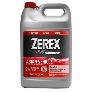 Valvoline ZEREX 675130 Asian Vehicle Pink AntiFreeze Coolant, 1 Gallon