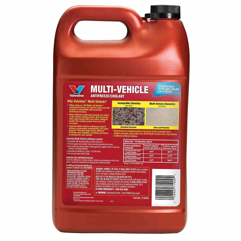 Valvoline 719009 Multi-Vehicle Concentrate Antifreeze/Coolant, 1 Gallon