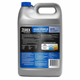 Valvoline ZEREX 861398 Asian Blue Vehicle  50/50 Prediluted AntiFreeze Coolant, 1 Gallon