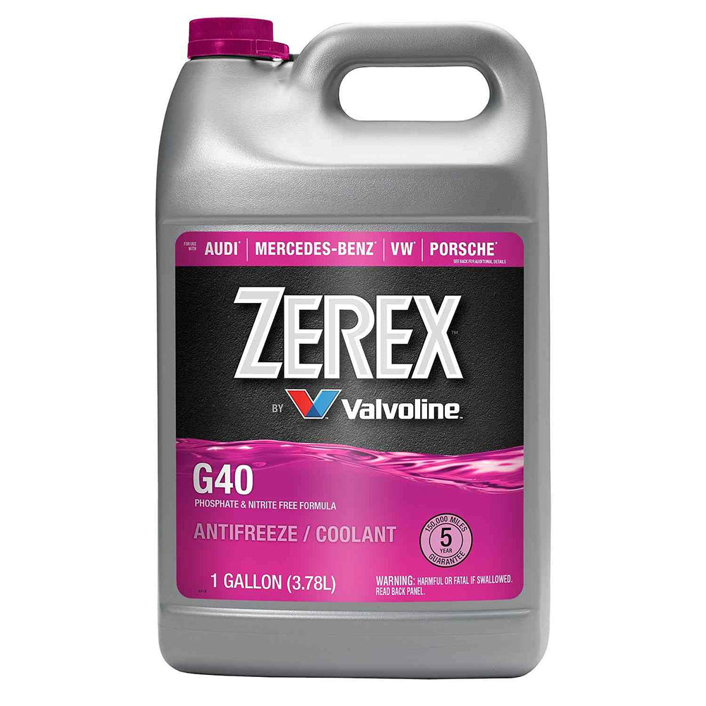 Valvoline ZEREX 861526 G40 Phosphate & Nitrite Free Concentrate AntiFreeze Coolant, 1 Gallon