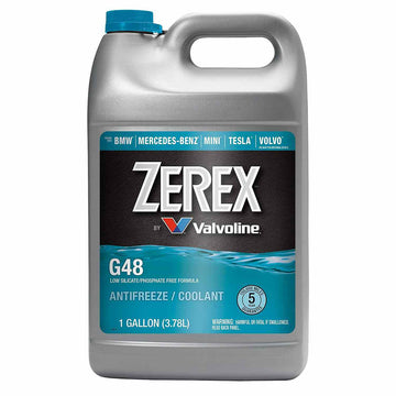 Valvoline ZEREX 861583 G-48 Blue Full Strength AntiFreeze / Coolant, 1 Gallon