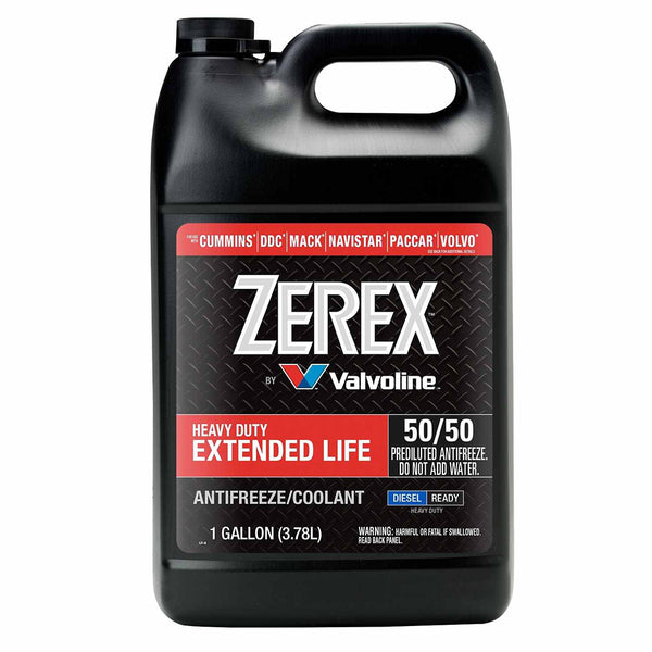 Valvoline ZEREX ZXEDRU1 HD Extended Life RTU AntiFreeze Coolant, 1 Gallon