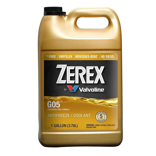 Valvoline ZEREX ZXG051 G05 Phosphate Free 50/50 Ready-to-Use Antifreeze / Coolant, 1 Gallon