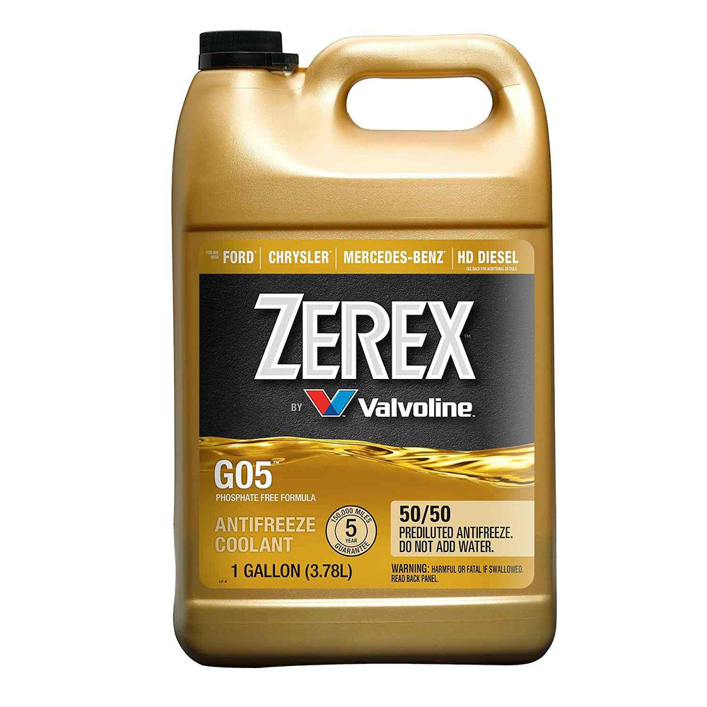 Valvoline ZEREX ZXG05RU1 G05 Ready-Mix AntiFreeze Coolant, 1 Gallon