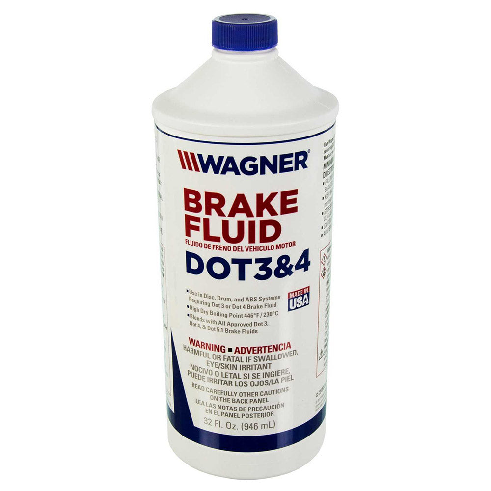 Wagner FC120839 DOT 3& 4 ABS Blend Brake Fluid, 32 oz