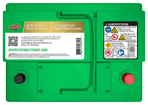 Interstate MTP-47/H5 battery