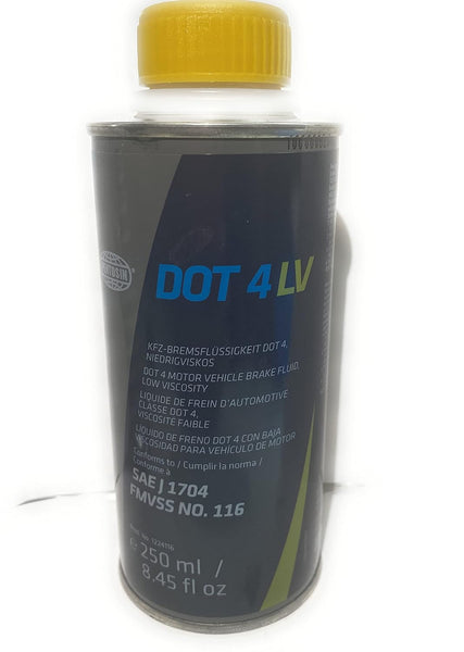 Pentosin 1224112 DOT 4 LV low viscosity brake fluid, 250 mL — front label