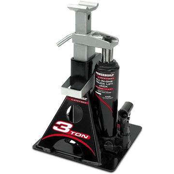 POWERBUILT 640912 Black 3 Ton, All-in-One Bottle Jack