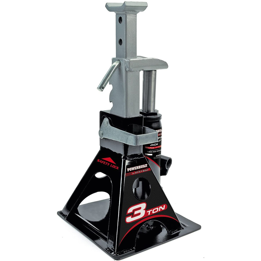 POWERBUILT 640912 Black 3 Ton, All-in-One Bottle Jack