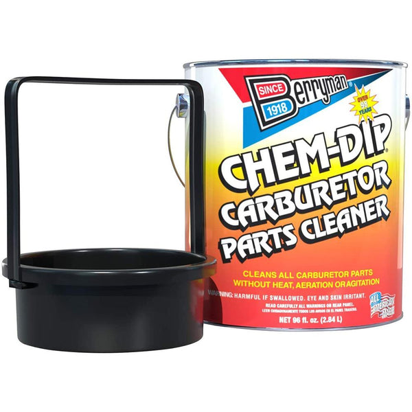 BERRYMAN 0996 CHEM-DIP Parts Cleaner with Basket and Armlock, 3/4-Gallon Pail