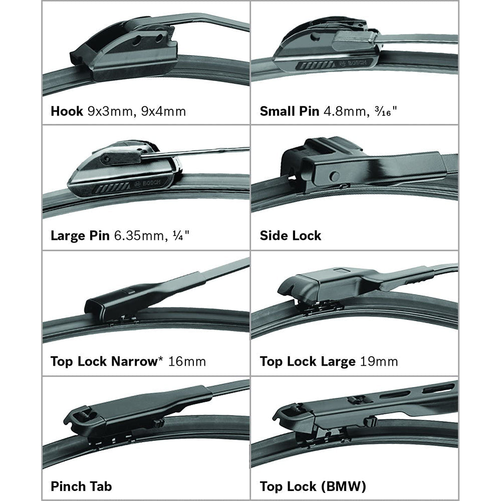 Bosch Clear Advantage BEAM Wiper Blades – 26CA & 15CA, Frameless, Front Left & Right, 1-Year Warranty