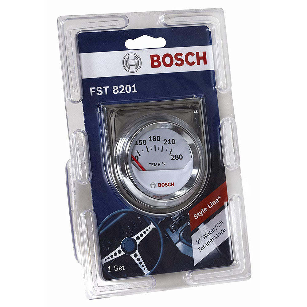 BOSCH FST 8201 SP0F000040 Style Line 2" Electrical Water/Oil Temperature Gauge