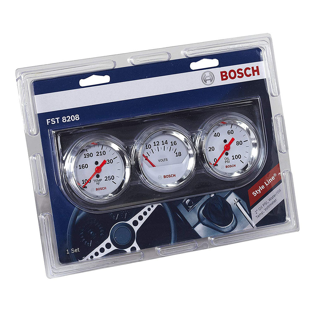 BOSCH FST 8208 SP0F000046 Style Line 2" Triple Gauge Kit